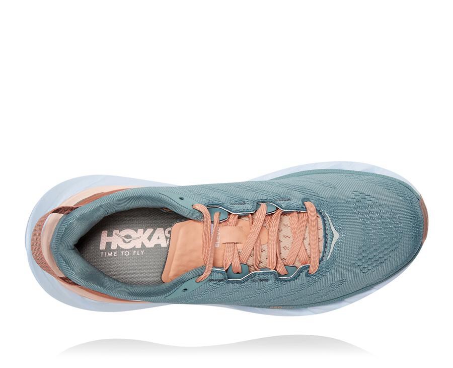 Hoka One One Running Shoes Womens Blue - Elevon 2 - 53297RXGJ